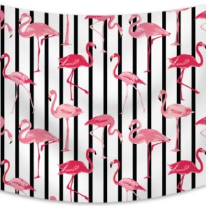 Hot selling wholesale custom flamingo style wall tapestry for drop shipping