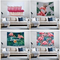 Creative Hot Selling Fashion Tapestries Wall Hanging Flamingo Tapestries for Bedroom for drop shipping