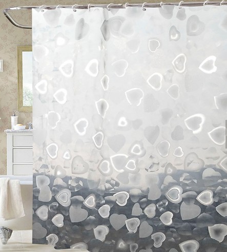 Factory direct price new design bathroom EVA shower curtain with high quality