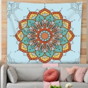 Bohemian Mandala Tapestry Hippie Tapestries Psychedelic Peacock Boho Tapestry Wall Hanging for Bedroom
