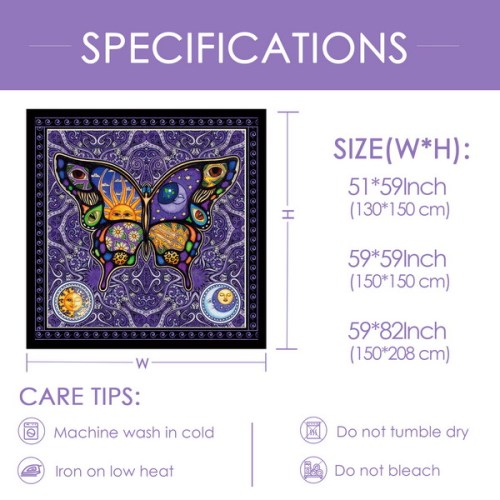 Sinonarui Artistic Butterfly Tapestry Wall Hanging Nature Home Decorations For Living Room Bedroom Dorm Decor Drop Shipping