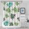 Sinonarui Rainforest Style Palm leaves Fashion Shower Curtain