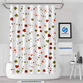 Sinonarui Poke Modern Fashion Shower Curtain Home Decor
