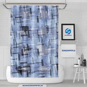 Sinonarui Abstract Lines Fashion Shower Curtain Home Decor