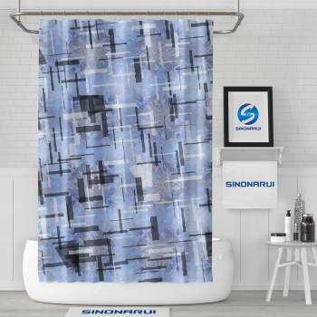 Sinonarui Abstract Lines Fashion Shower Curtain Home Decor