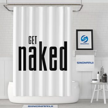 Sinonarui Funny Painting Mordern Shower Fashion Shower Curtain Home Decor