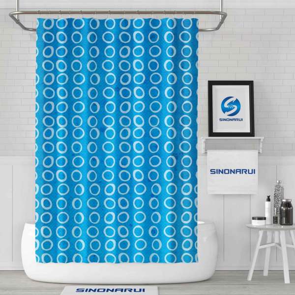 Sinonarui Geometric Pattern Mordern Shower Fashion Shower Curtain Home Decor
