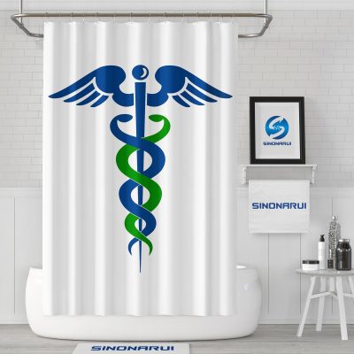 Sinonarui Coat of Arms Mordern Shower Fashion Shower Curtain Home Decor