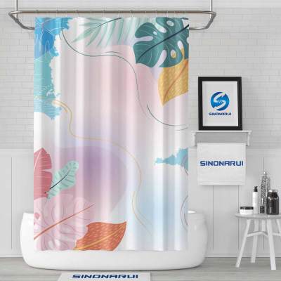 Sinonarui Colorful Rainforest style Shower Fashion Shower Curtain Home Decor