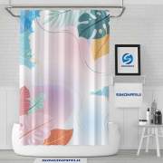 Sinonarui Colorful Rainforest style Shower Fashion Shower Curtain Home Decor