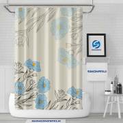 Sinonarui Flower Pattern Shower Fashion Shower Curtain Home Decor