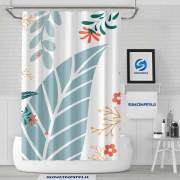 Sinonarui Plant Pattern Shower Fashion Shower Curtain Home Decor