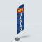 Sinonarui Now Hiring Low Price Hot Selling Custom Pattern Beach Flags Feather Flags