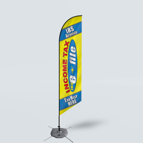 Sinonarui Income Tax Help Here Low Price Hot Selling Custom Pattern Beach Flags Feather Flags