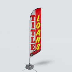 Sinonarui Title Loans Low Price Hot Selling Custom Pattern Beach Flags Feather Flags