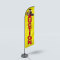 Sinonarui Auction Low Price Hot Selling Custom Pattern Beach Flags Feather Flags