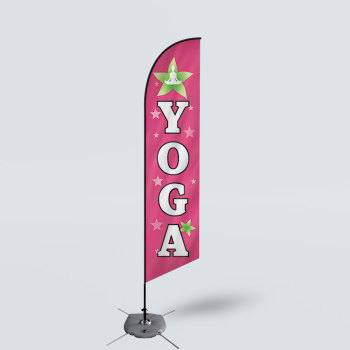 Sinonarui Yoga Low Price Hot Selling Custom Pattern Beach Flags Feather Flags