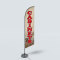Sinonarui Cabinets Low Price Hot Selling Custom Pattern Beach Flags Feather Flags