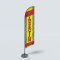 Sinonarui Official State Inspection Low Price Hot Selling Custom Pattern Beach Flags Feather Flags