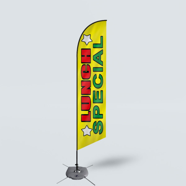 Sinonarui Lunch Special Low Price Hot Selling Custom Pattern Beach Flags Feather Flags