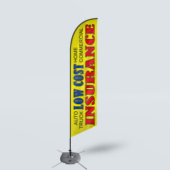 Sinonarui Low Cost Insurance Low Price Hot Selling Custom Pattern Beach Flags Feather Flags