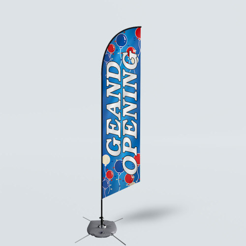 Sinonarui Grand Opening Low Price Hot Selling Custom Pattern Beach Flags Feather Flags
