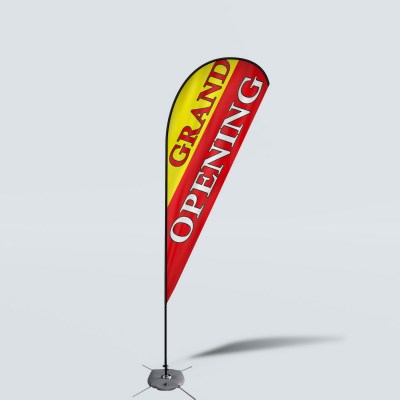 Sinonarui Grand Opening Low Price Hot Selling Custom Pattern Beach Flags Teardrop Flags