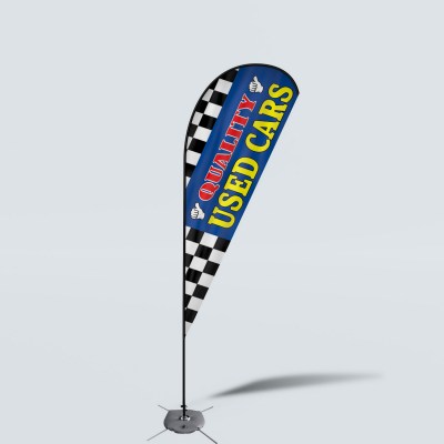 Sinonarui Quality Used Cars Low Price Hot Selling Custom Pattern Beach Flags Teardrop Flags