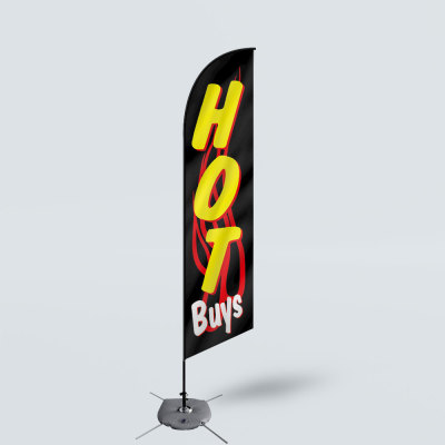Sinonarui Hot Buys Low Price Hot Selling Custom Pattern Beach Flags Feather Flags