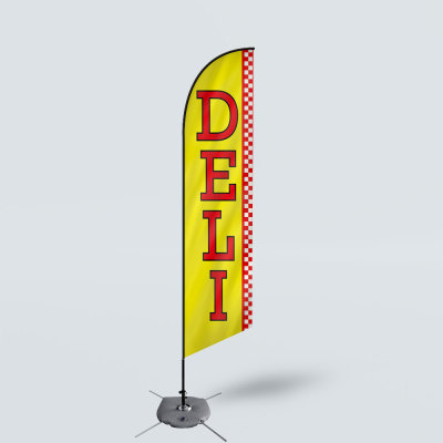 Sinonarui Deli Low Price Hot Selling Custom Pattern Beach Flags Feather Flags