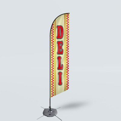 Sinonarui Deli Low Price Hot Selling Custom Pattern Beach Flags Feather Flags