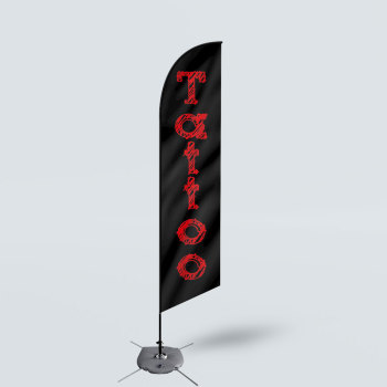 Sinonarui Tattoo Low Price Hot Selling Custom Pattern Beach Flags Feather Flags