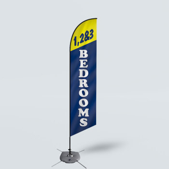 Sinonarui Bedrooms Low Price Hot Selling Custom Pattern Beach Flags Feather Flags