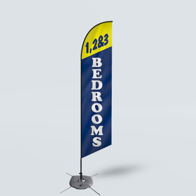 Sinonarui Bedrooms Low Price Hot Selling Custom Pattern Beach Flags Feather Flags