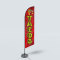 Sinonarui Tacds Low Price Hot Selling Custom Pattern Beach Flags Feather Flags