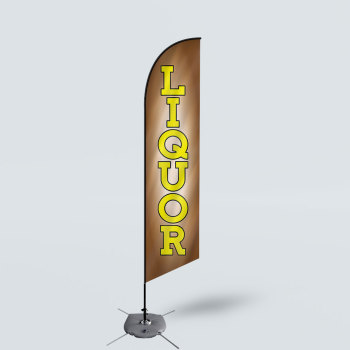 Sinonarui Liquor Low Price Hot Selling Custom Pattern Beach Flags Feather Flags