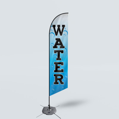 Sinonarui Water Low Price Hot Selling Custom Pattern Beach Flags Feather Flags