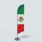 Sinonarui Mexico Low Price Hot Selling Custom Pattern Beach Flags Feather Flags