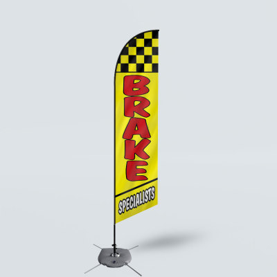 Sinonarui Brake Specialists Low Price Hot Selling Custom Pattern Beach Flags Feather Flags