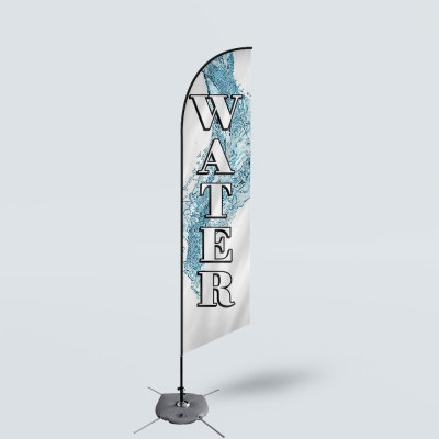 Sinonarui Water Low Price Hot Selling Custom Pattern Beach Flags Feather Flags