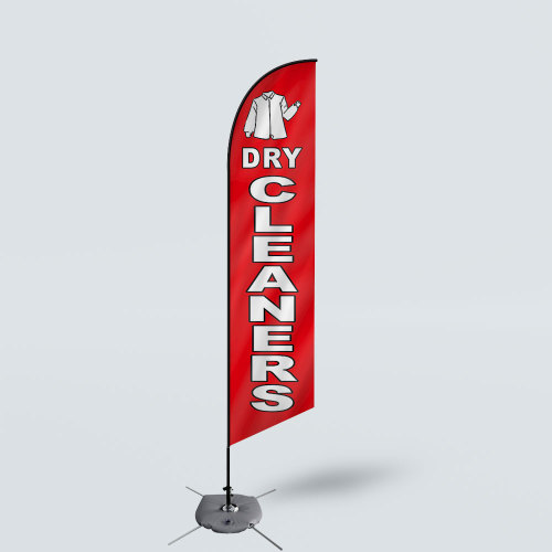 Sinonarui Dry Cleaners Low Price Hot Selling Custom Pattern Beach Flags Feather Flags
