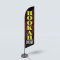 Sinonarui Hookah Lounge Low Price Hot Selling Custom Pattern Beach Flags Feather Flags