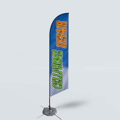 Sinonarui Cellphone Repair Low Price Hot Selling Custom Pattern Beach Flags Feather Flags