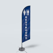Sinonarui Restrooms Low Price Hot Selling Custom Pattern Beach Flags Feather Flags