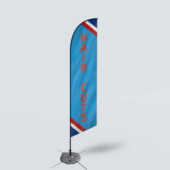 Sinonarui Hair Cuts Low Price Hot Selling Custom Pattern Beach Flags Feather Flags