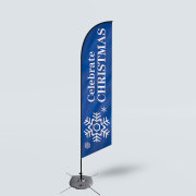 Sinonarui Celebrate Christmas Low Price Hot Selling Custom Pattern Beach Flags Feather Flags