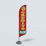 Sinonarui Credito Facil Low Price Hot Selling Custom Pattern Beach Flags Feather Flags