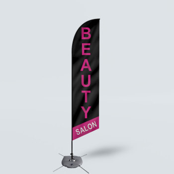 Sinonarui Beauty Salon Low Price Hot Selling Custom Pattern Beach Flags Feather Flags