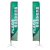 Hot Sale Custom Double Printing Advertising Feather Flying Rectangular Flags