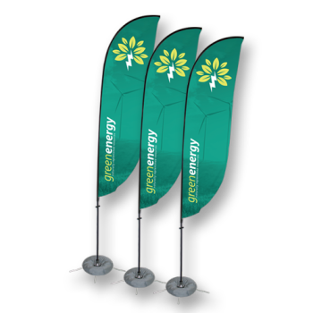 Hot Sale Durable Double Sided Beach Flag Flying Teardrop Flags